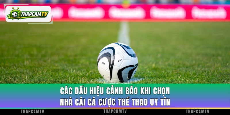 Các dấu hiệu cảnh báo khi chọn nhà cái cá cược thể thao uy tín